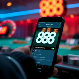 Mobile phone displaying Flashscores 888 app with real-time match statistics