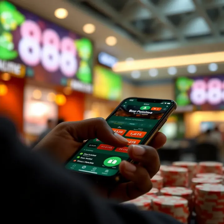 Mobile phone screen displaying USSD code input for deposit transactions