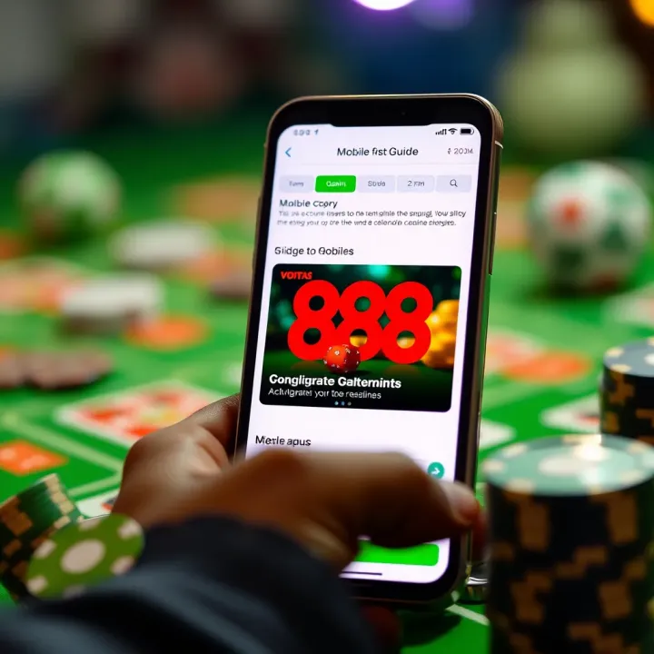 Digital interface showing virtual sports betting options on a mobile device